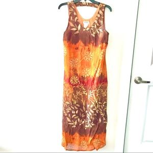 Steilmann Sleeveless Maxi Dress Autumn Colors